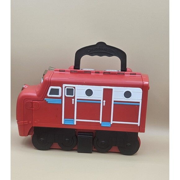Chuggington Wilson Carry Case With 9 Die Cast Train Engine & Car 2010 - Picture 1 of 9